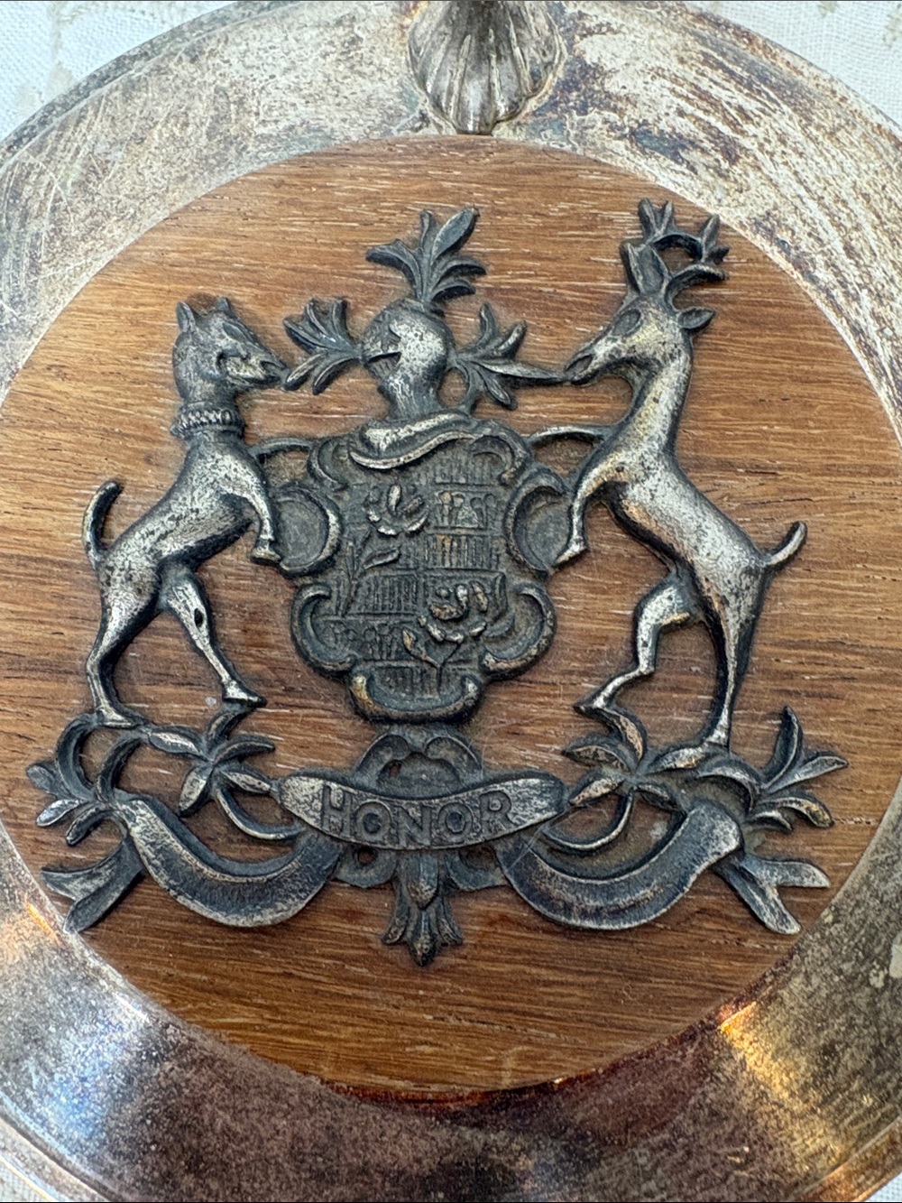 Silver plate, silent Butler/crumb catcher - Picture 2 of 7
